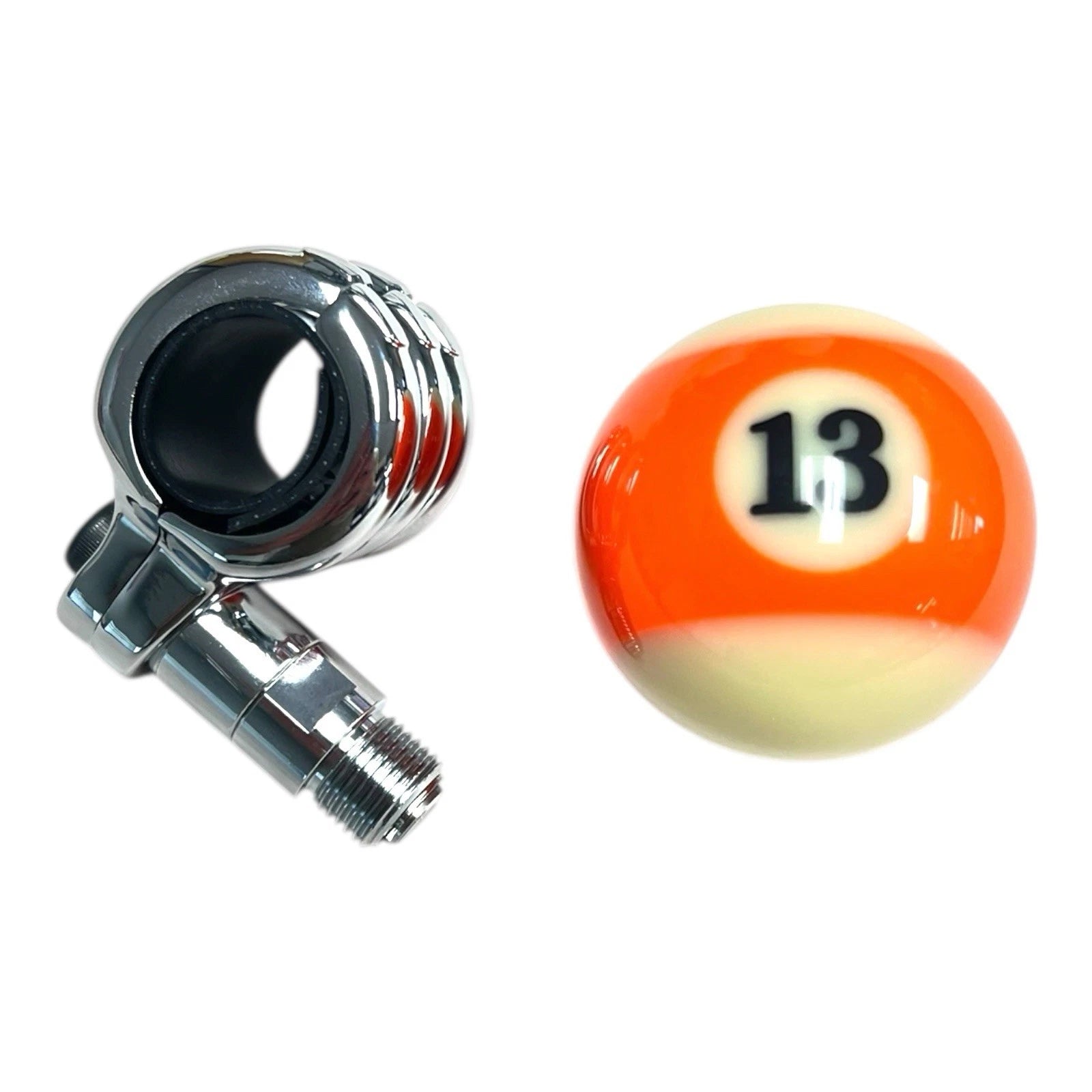 Steering Wheel Spinner Knob Replacement for Orange 13 Pool Ball Models (1950–1999)