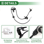 ABS Wheel Speed Sensor No.C1004371Y for Mazda Premacy (1999–2003)
