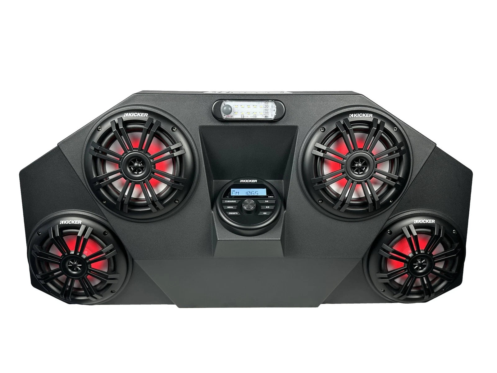 Hoppe Audio Mini RGB Marine UTV Speaker System with Bluetooth for UTV