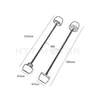 Front Rear Axle Wheel Fork Protector Sliders for KTM 1050 1290 (2015–2020)