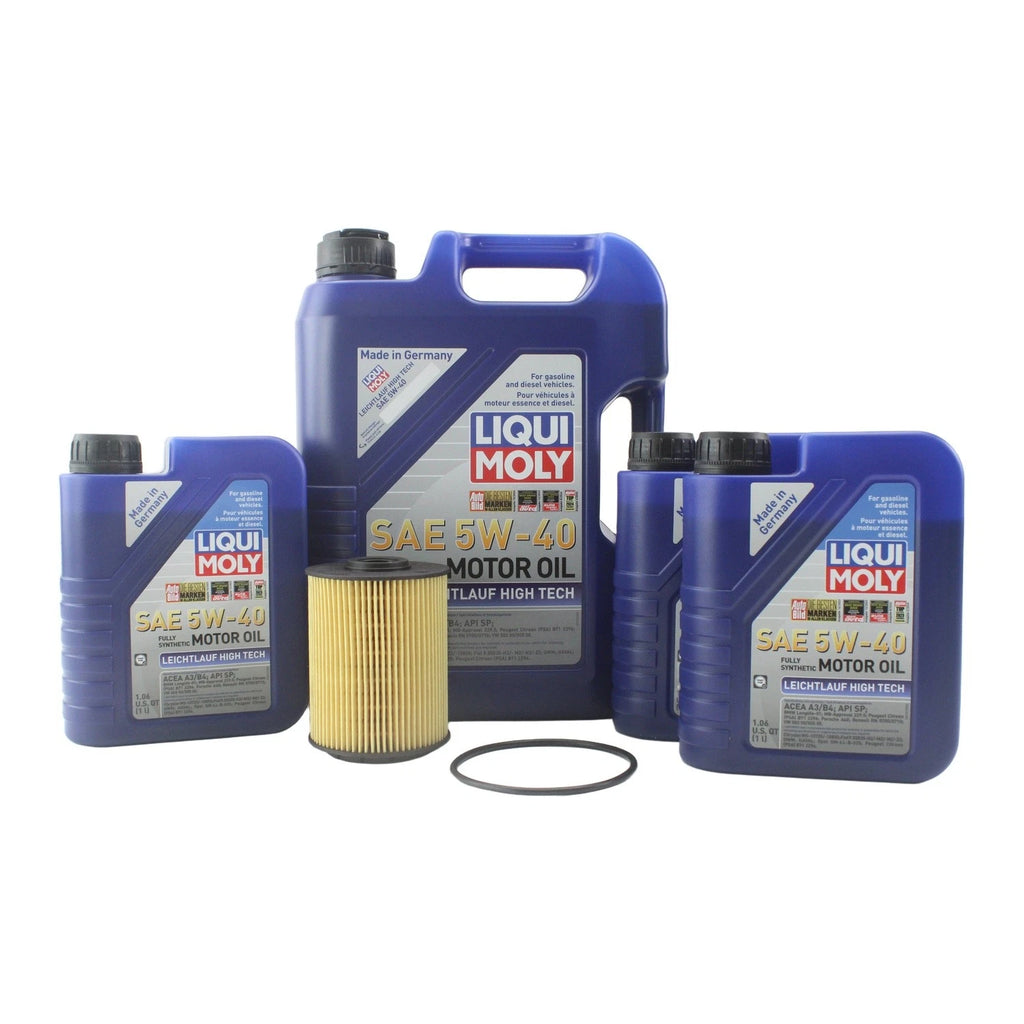 Oil Change Kit 8L Liqui Moly 5W-40 Mahle for Audi V8 4.2L (2003–2009)
