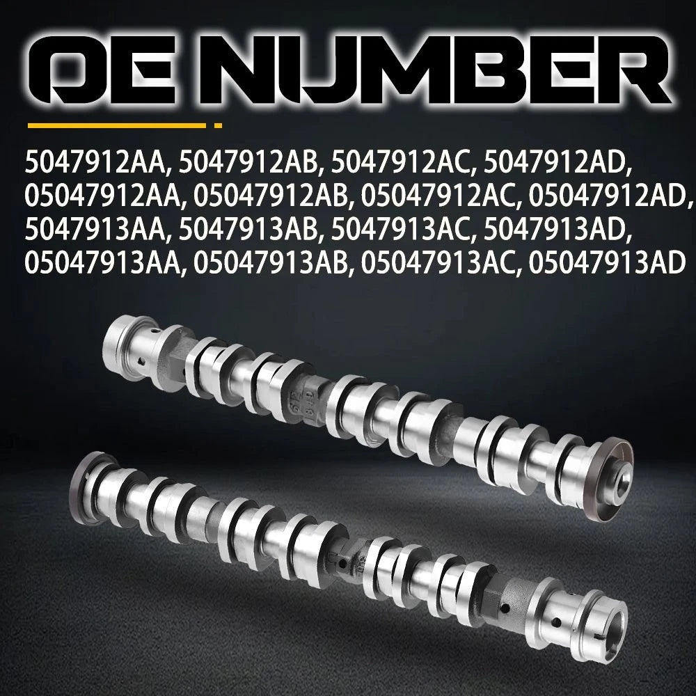 Set of 2 Intake Camshafts for Jeep Grand Cherokee (2016–2023) 3.6L V6