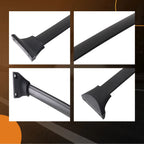 2Pcs Roof Rack Cross Bar Rails Carrier Black Aluminum for Honda Pilot (2016–2022)