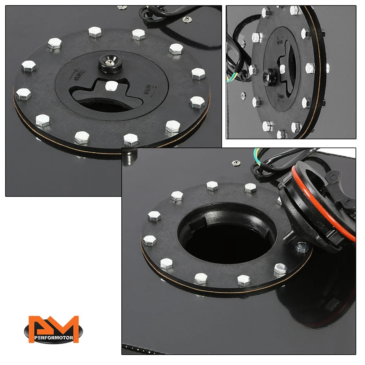 15.5 Gallon Aluminum Fuel Cell/Gas Tank with Level Sender for Universal Fit (2000–2023)