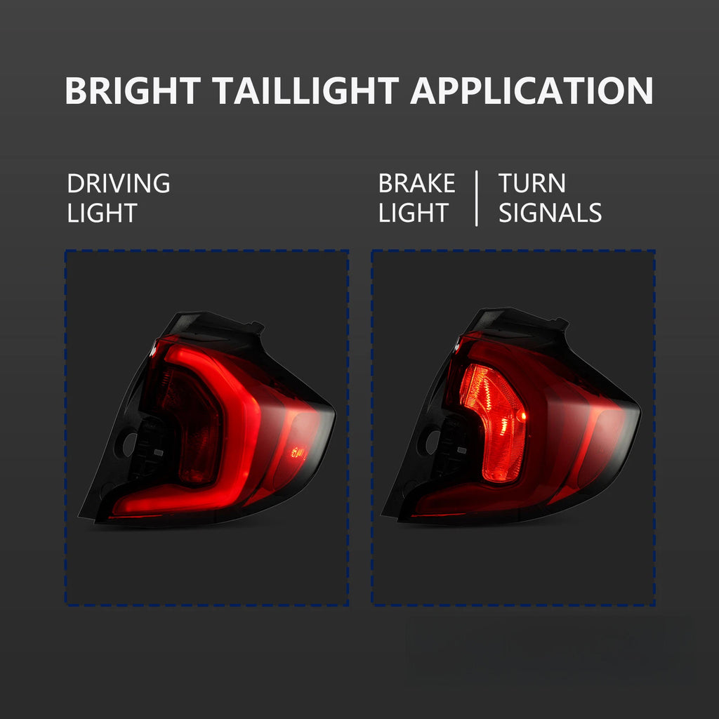 Outer LED Tail Light Lamp Passenger RH for GMC Terrain Denali (2018–2021)