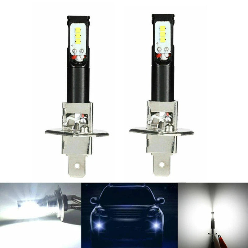 NIGHTEYE H1 6000K 160W LED Fog Light Bulbs Kit for Universal Fit (2010–2023)