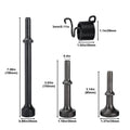 Set of 4 Pneumatic Air Hammer Chisel Bits for Universal Use