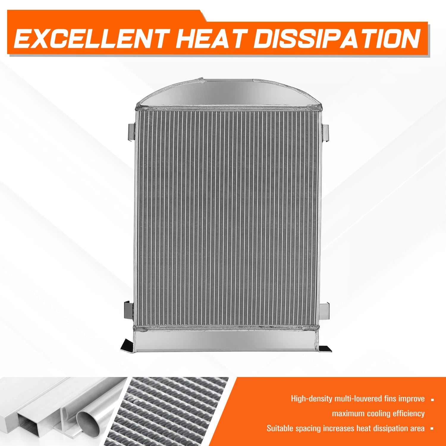 3-Row Aluminum Cooling Radiator for Ford Low Boy Chevy/GMC