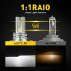 AUXITO LED Headlight Bulb H4 9003 HB2 Combo Kit for