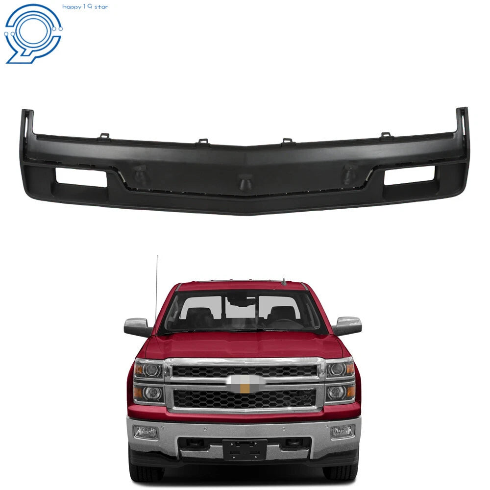 Front Bumper Filler Panel for Chevy GMC Silverado 1500 (2014–2015) Black