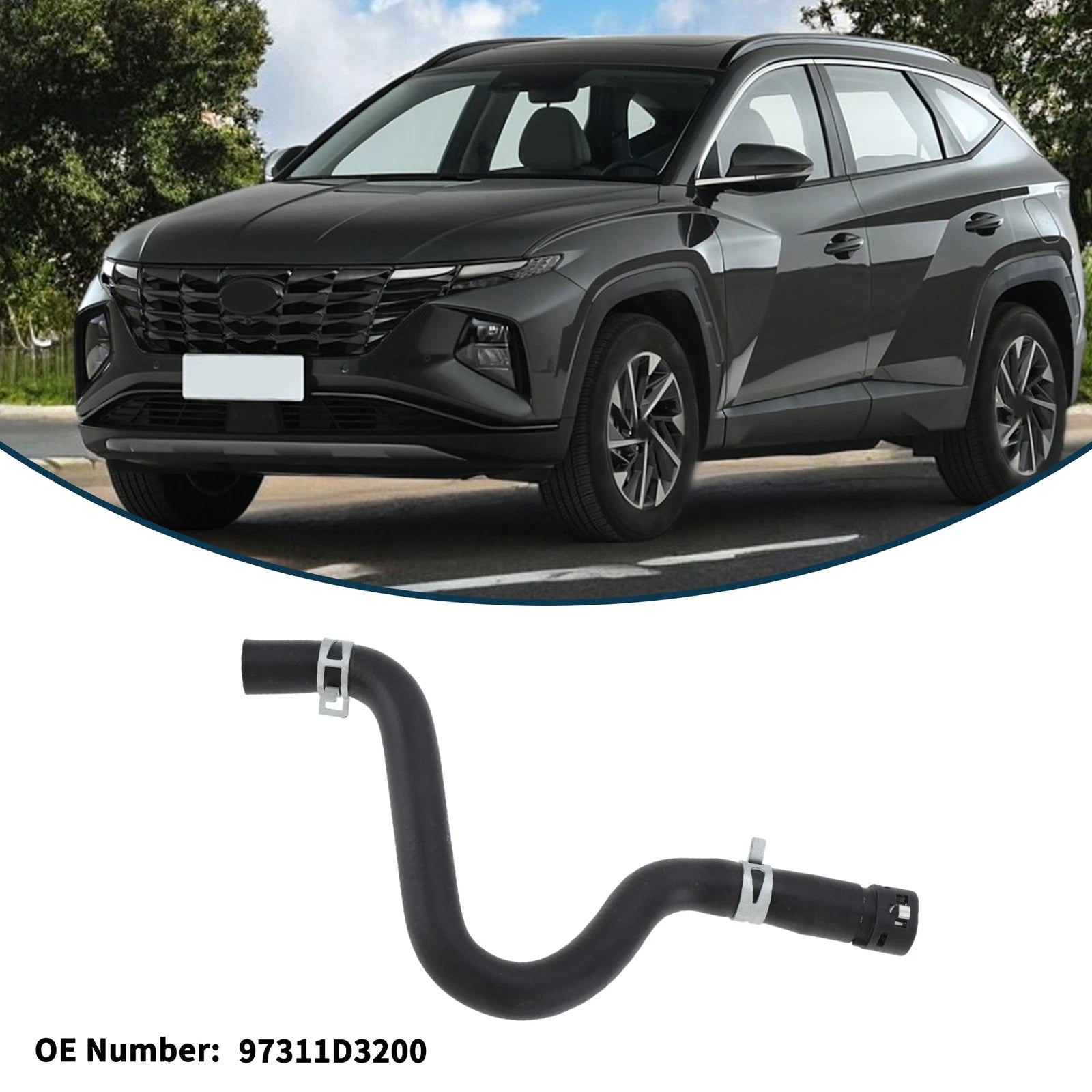Radiator Hose No. 97311D3200 for Hyundai Tucson (2015–2023)