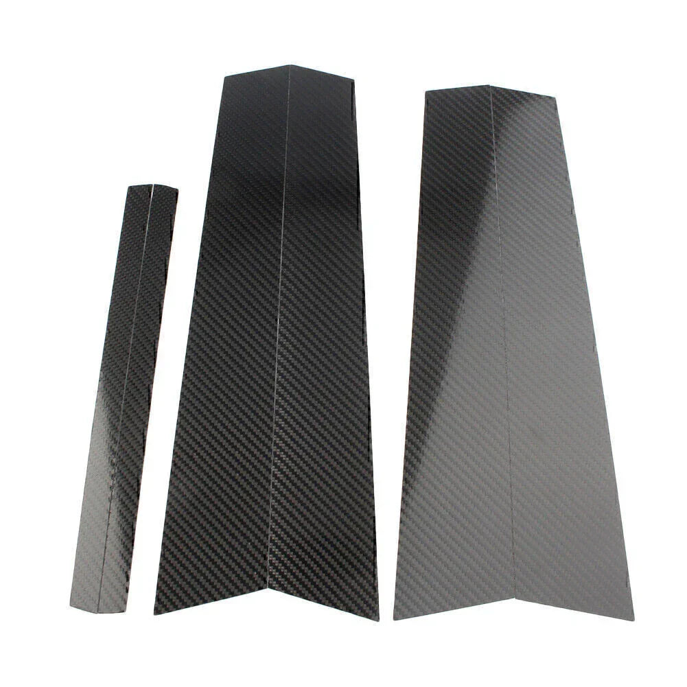 Carbon Fiber Window B Pillar Trim Covers for BMW 3 Series (2013-2018)