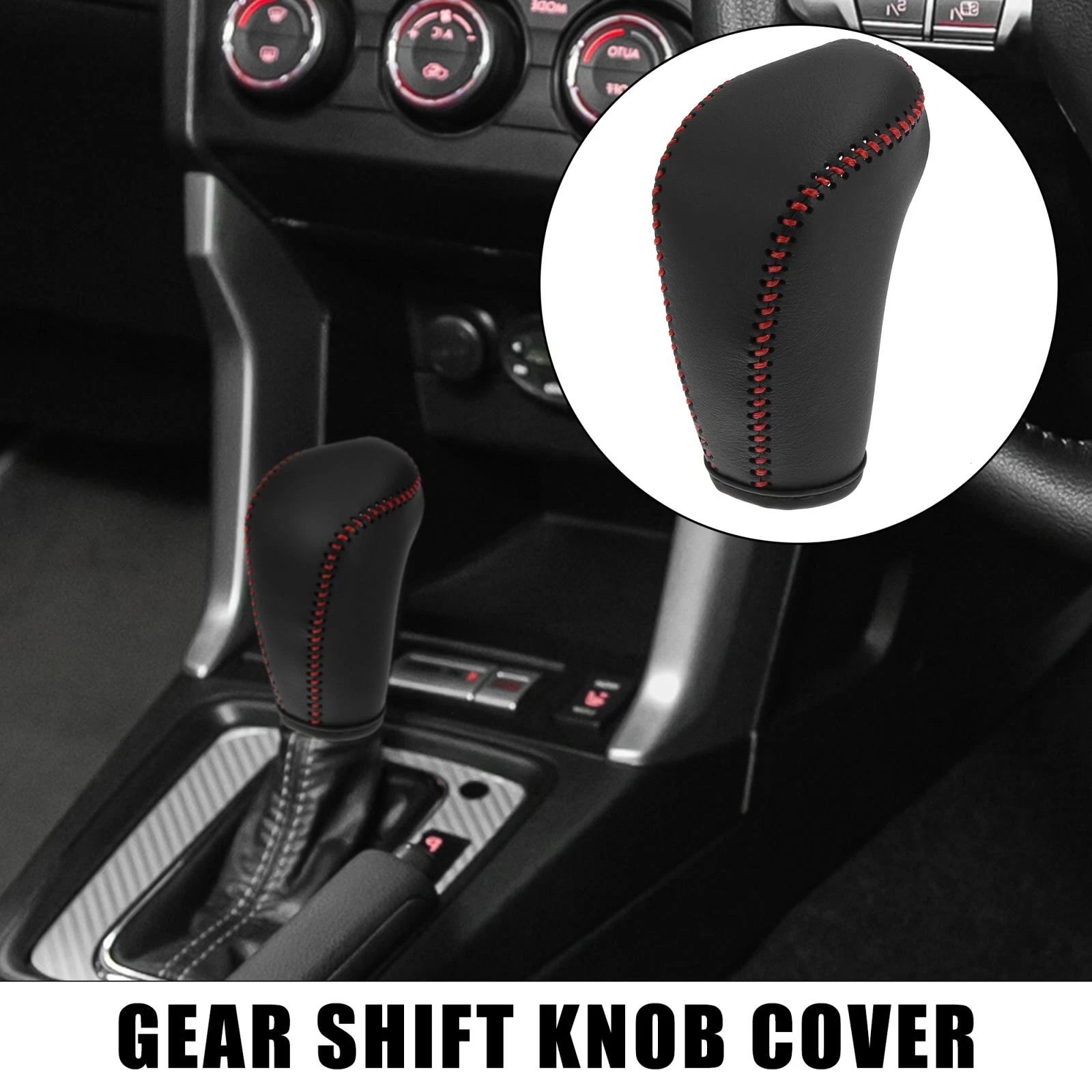 Faux Leather Gear Shift Knob Cover for Subaru Forester (2014–2018)