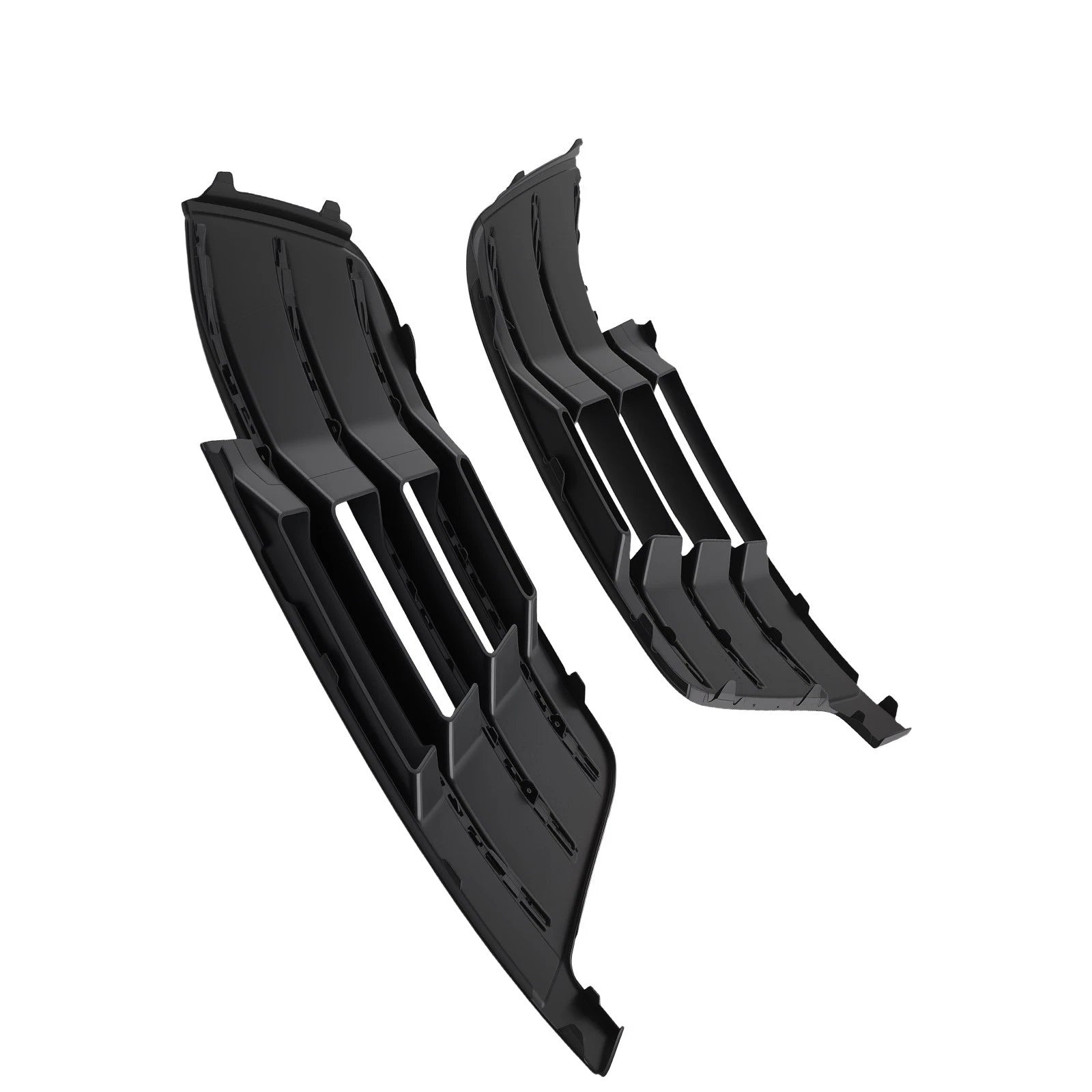 Pair Front Bumper Fog Light Grille for Audi Q7 S-Line (2016–2019)