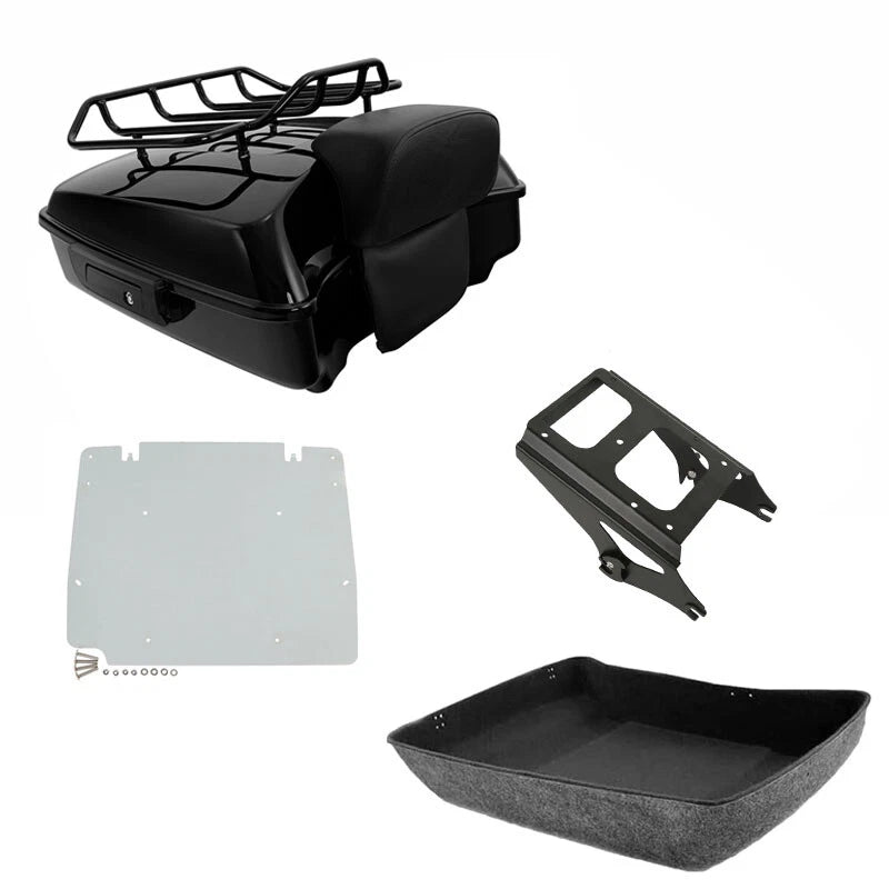Trunk Luggage Mount Rack Plate for Harley Street Road Glide (2009–2013)