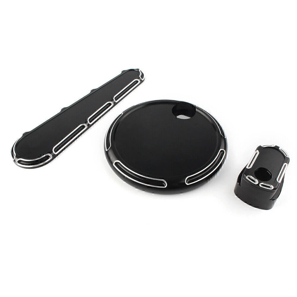 Motor Insert Ignition Fuel Tank Door Dash Track Cap for Harley Touring (2008–2013)