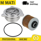 Oil Filter Cover & Filter for Yamaha V Star XVS1100 (2000–2009)