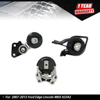 3Pcs Engine & Transmission Mount Kit for Ford Edge Lincoln MKX (2007–2015)