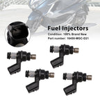 Set of 4 Fuel Injectors for Honda CB1100 (2013–2017), NSS300 Forza 300 16450-MGC-D21