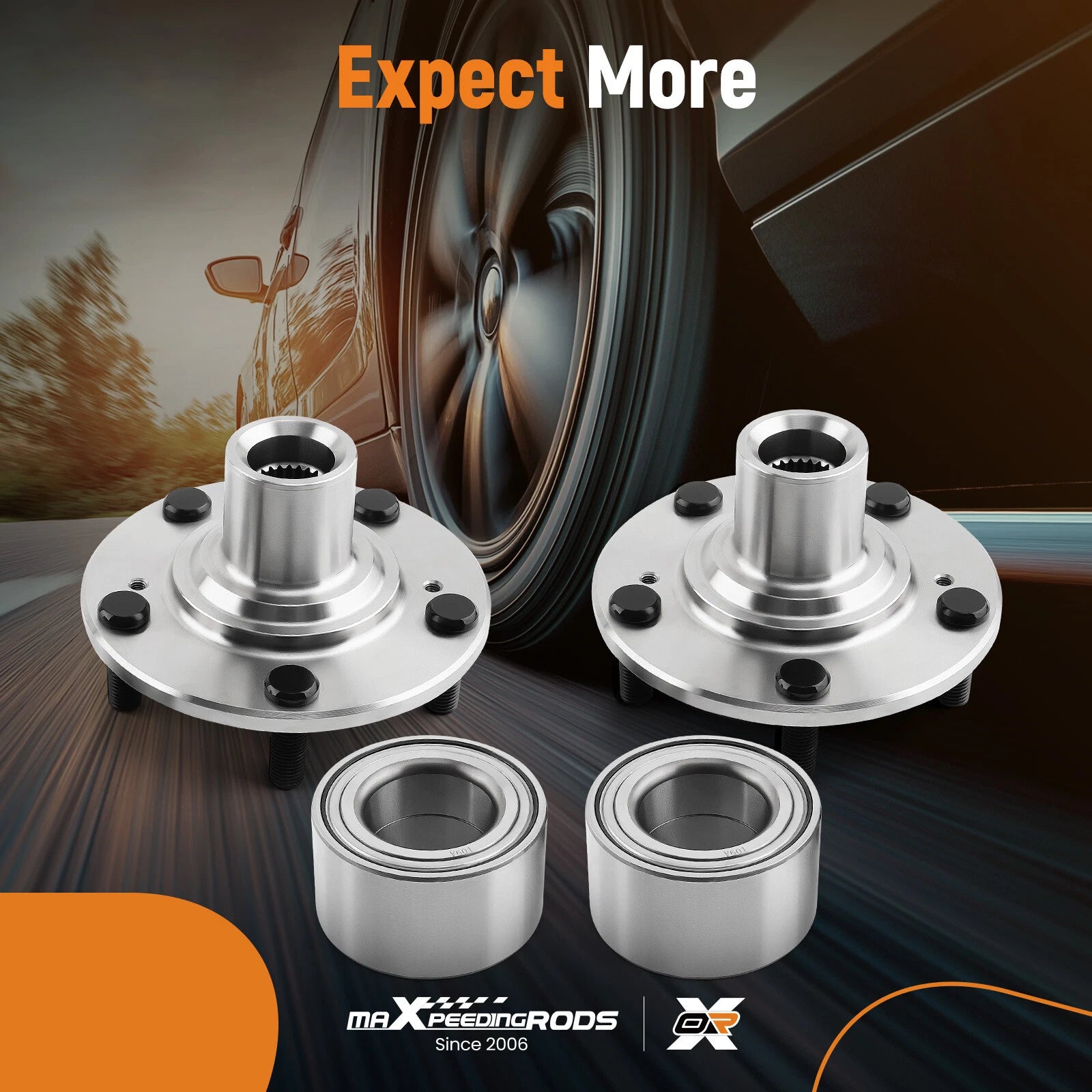 Wheel Hub & Bearing Set for Honda Civic (2006–2011) Acura CSX ILX