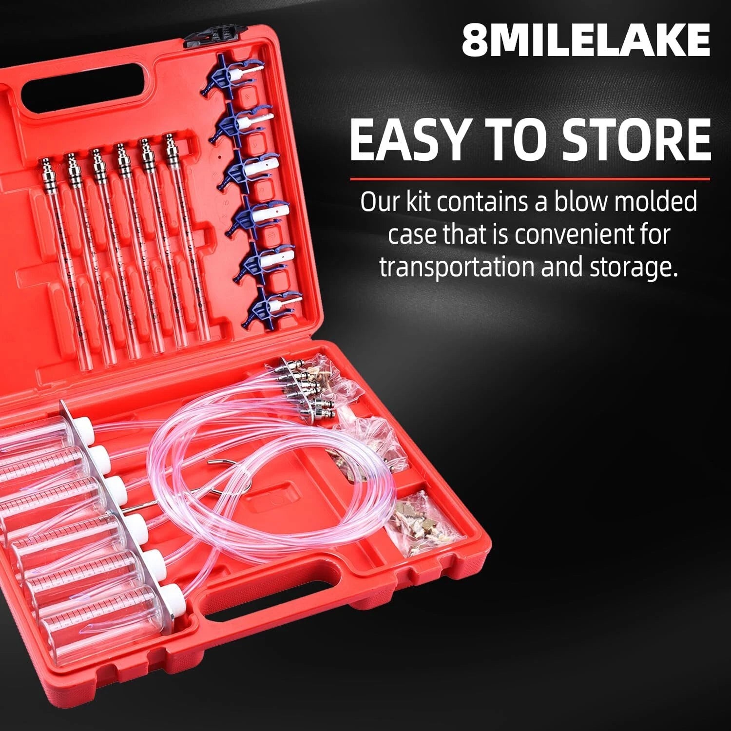 6 Cylinder Diesel Injector Flow Meter Tester Kit for Common Rail Vehicles