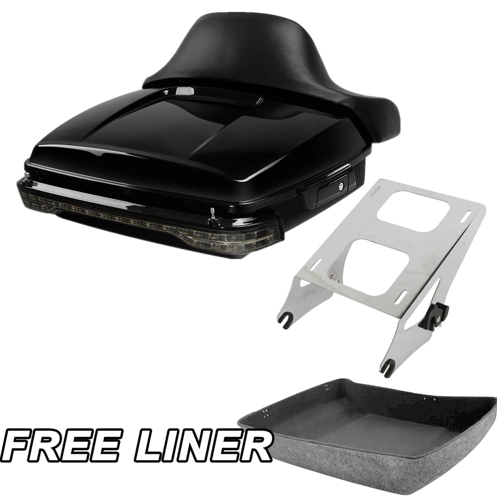 Chopped Trunk Pad Tail Light Mount Rack for Harley Electra Road Glide (2014–Present)