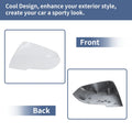 Left/Right Mirror Cover Caps White for BMW 1 Series Hatchback