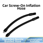 Air Pump Hose Extension with M6 M8 Thread Adapter for Cars
