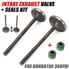 Intake Exhaust Valve & Seals for Honda TRX 300FW FourTrax (1988–2000)