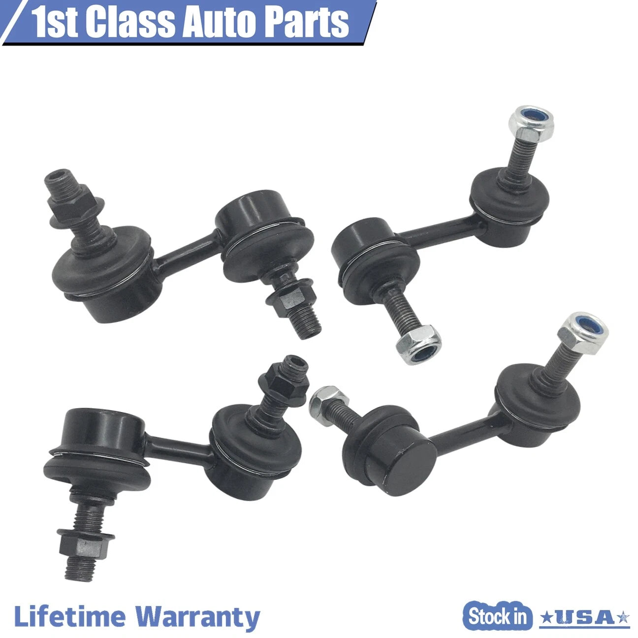 4pc Sway Bar End Links for Honda Civic Acura EL (2001–2005)