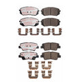 PowerStop Front & Rear Carbon Fiber Disc Brake Pads Kit for Sonata Optima (2011–2019)