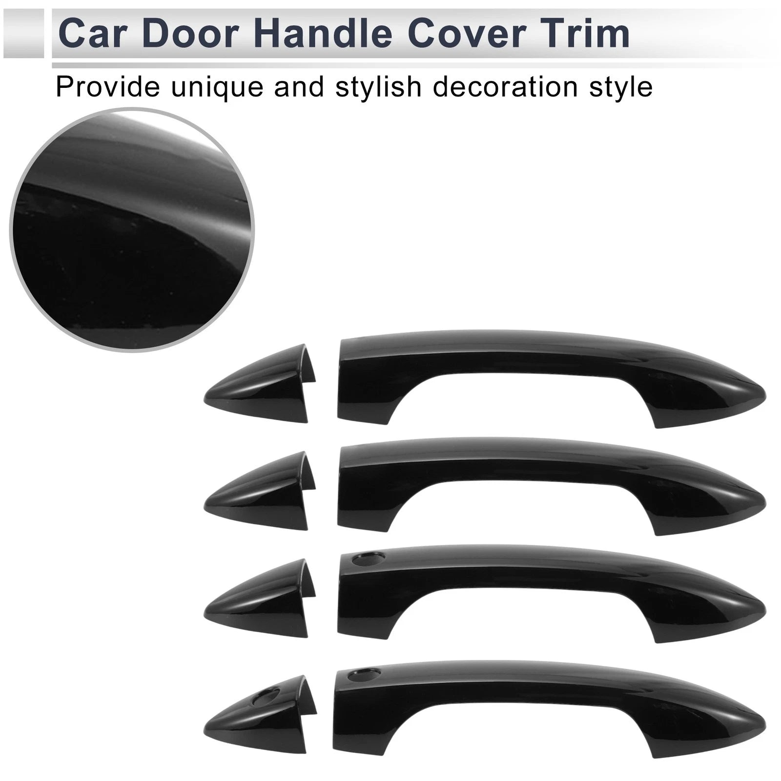 Door Handle Cover for Honda Accord (2013–2017) Black