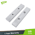 Reversible Aluminum Soft Jaws for 6" Milling Vise (10" x 2" x 1")