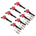 8x Ignition Coil + Spark Plug for Ford F150, Crown Victoria 4.6L (2001–2008)