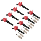 8x Ignition Coil + Spark Plug for Ford F150, Crown Victoria 4.6L (2001–2008)