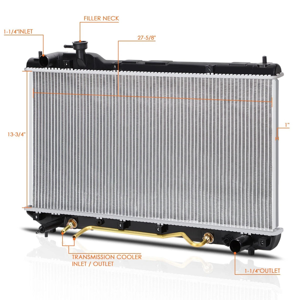 OE Aluminum Core Cooling Radiator for Toyota RAV4 (1998–2000) DPI-2292