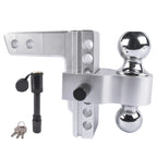 Adjustable Trailer Hitch for 2" Receiver (6" Drop/Rise) 12,500 lbs Capacity