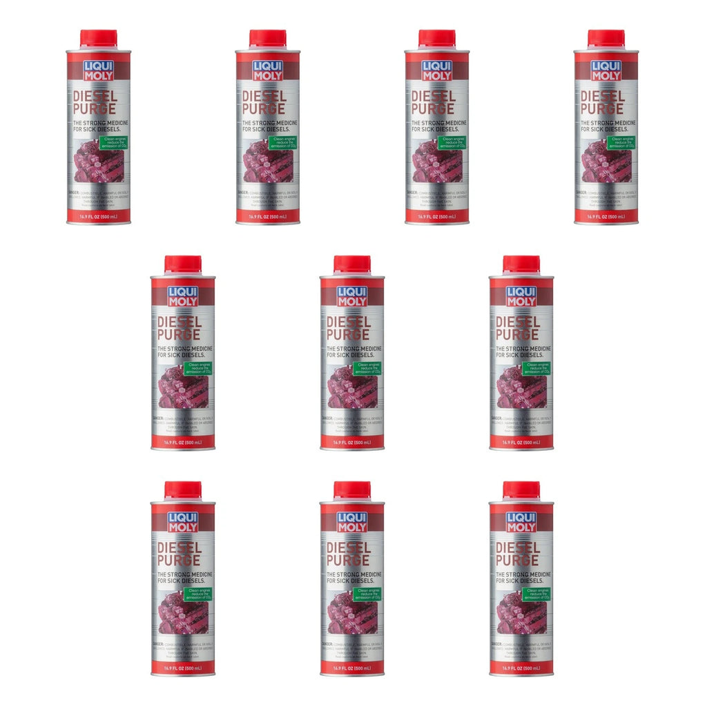 Set of 10 Liqui Moly Diesel Purge Fuel Additive (500ml each)