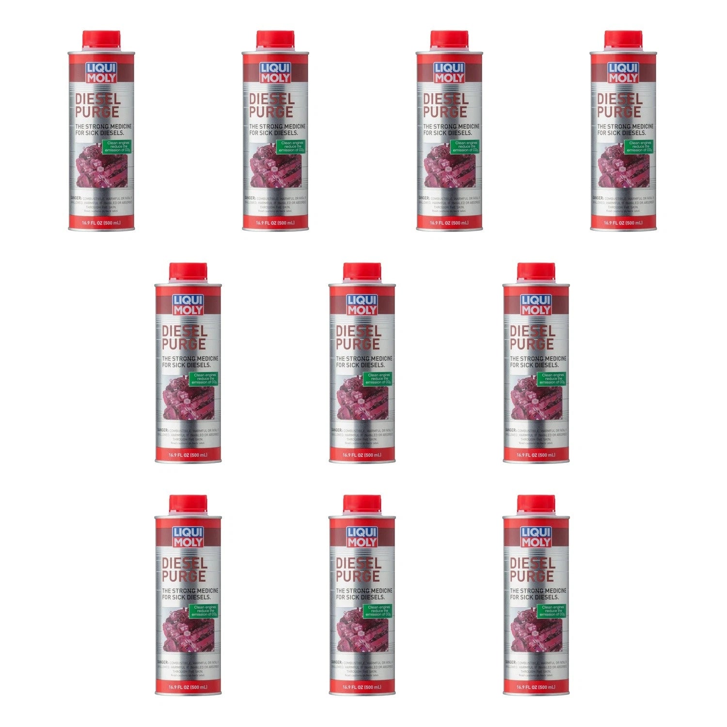Set of 10 Liqui Moly Diesel Purge Fuel Additive (500ml each)