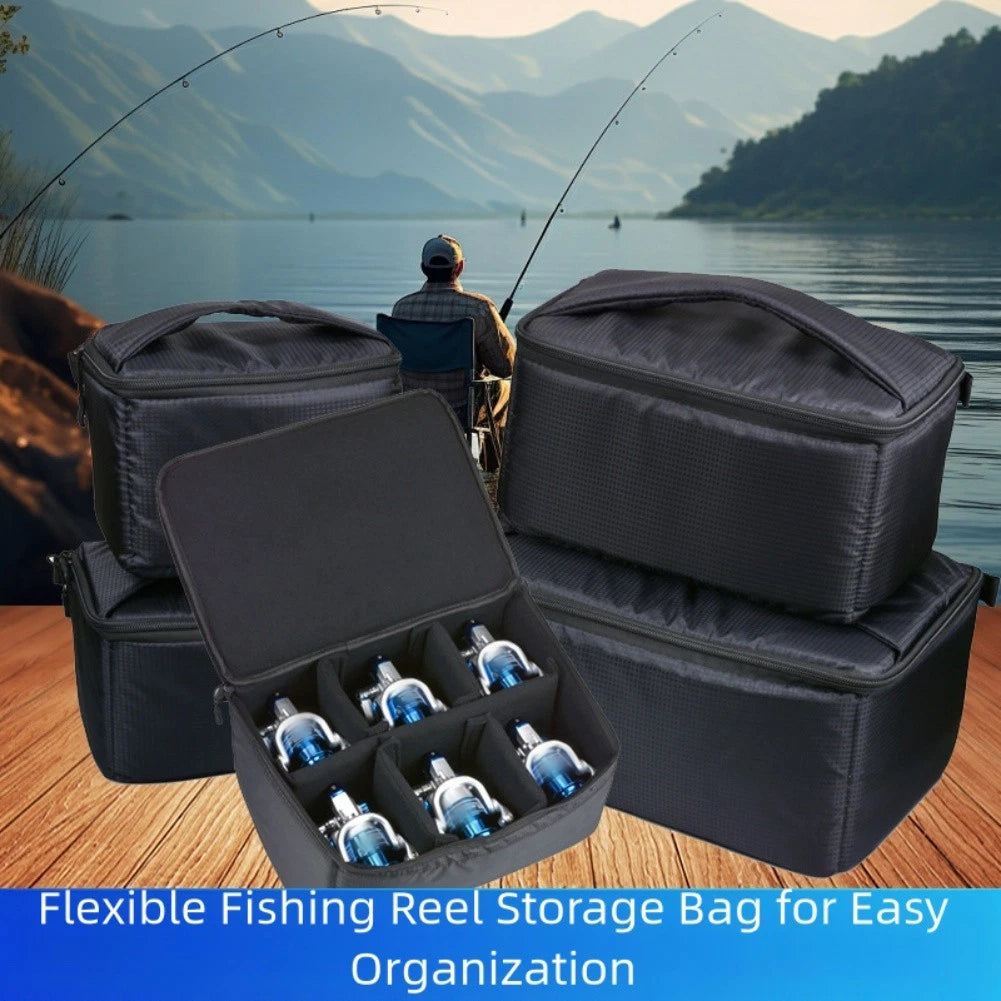 Fishing Reel Organizer Bag for Baitcast & Electric Reels (Multi Size)
