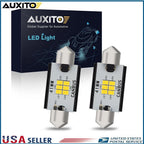 2X AUXITO 578 212-2 41MM Super White LED Dome Map Light Bulbs for Ford