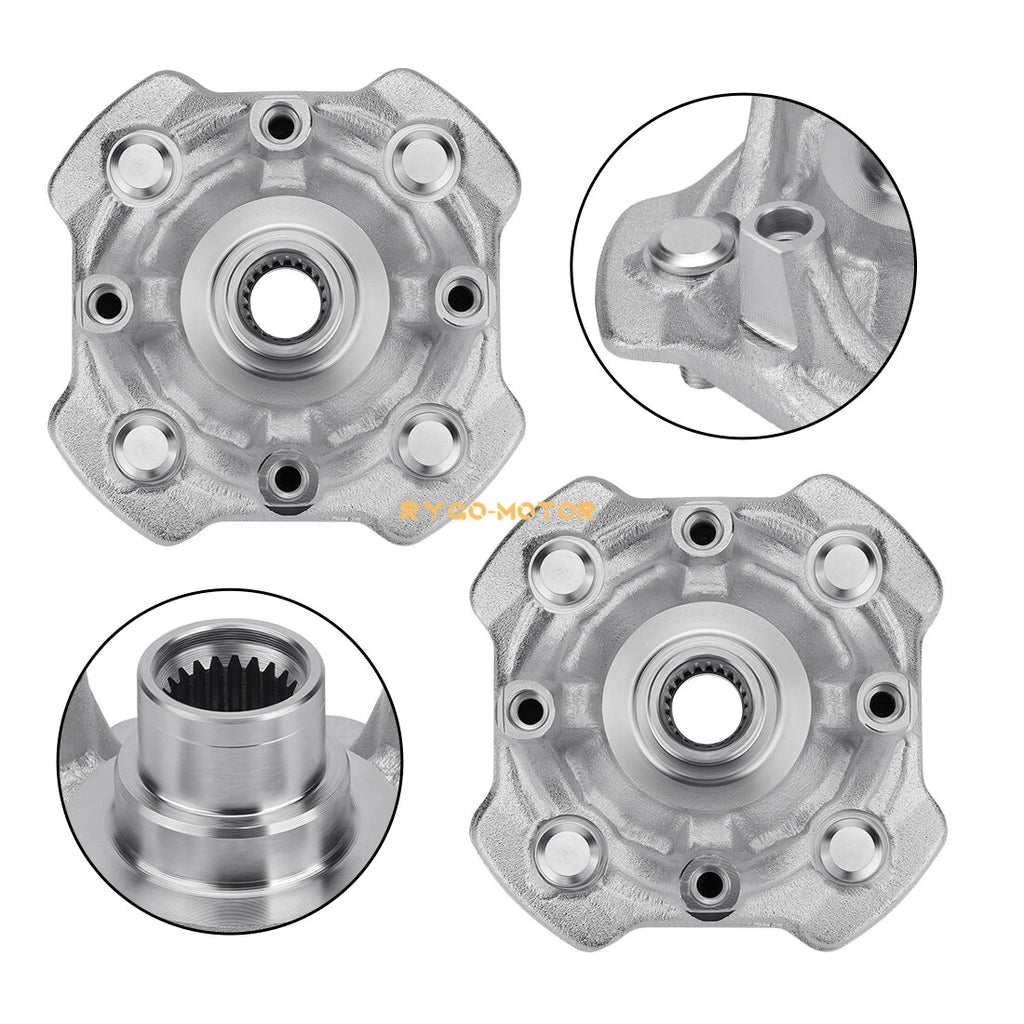2x Front Wheel Hubs for Honda Rincon 680 TRX680FA 4x4 (2006–2023)