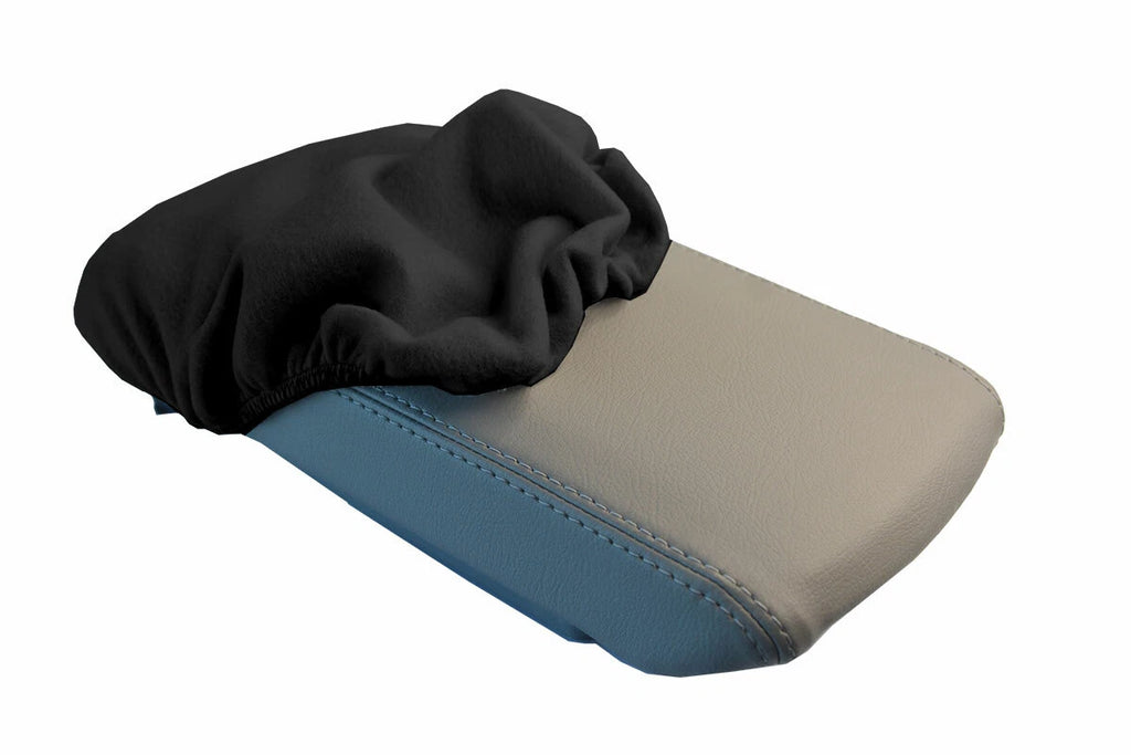 Fleece Console Lid Armrest Cover for Dodge Avenger (2008–2014) Black