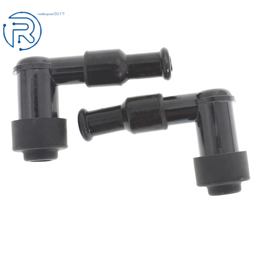 2X Spark Plug Boot Cap Cover Resistor for ATV Motorcycle Snow (LB05F)