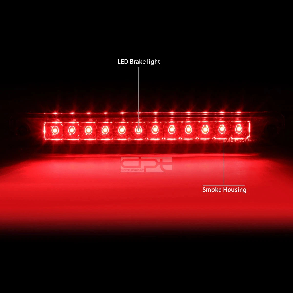 Smoked Lens LED Tail Light for Honda Passport (1993–1997)
