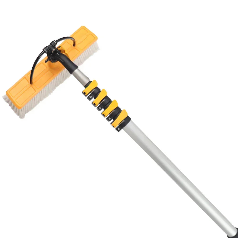 6M Telescopic Window Cleaning Pole with Brush for Car Cleaning