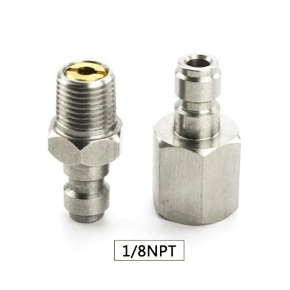 2pcs 1/8 NPT Quick Connector 8mm Male Coupler for Automotive