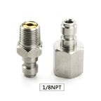 2pcs 1/8 NPT Quick Connector 8mm Male Coupler for Automotive