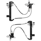 Pair Rear Power Window Regulator w/ Motor for Chevy Tahoe GMC Yukon (2000–2006)