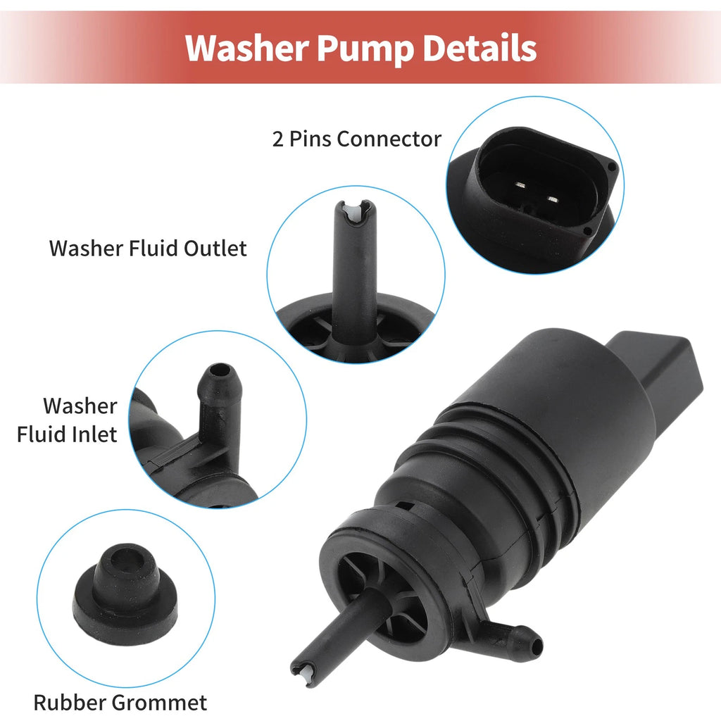 Windshield Washer Pump No.8260A109 for Mitsubishi Lancer (2008–2017)